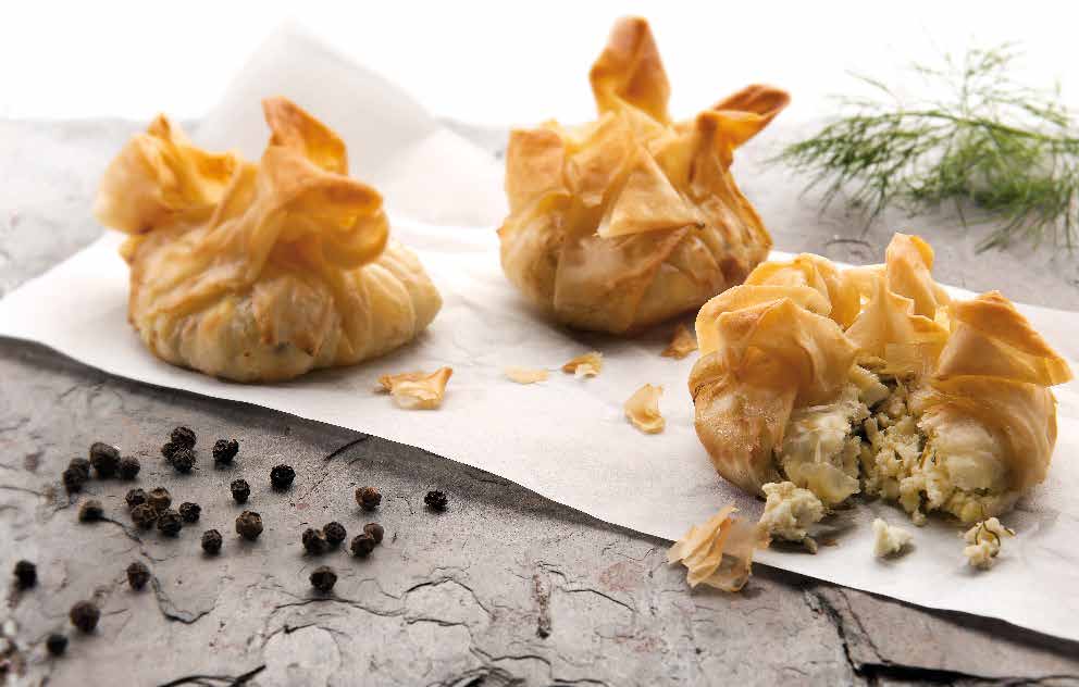 Feta & Halloumi Phyllo Pouches