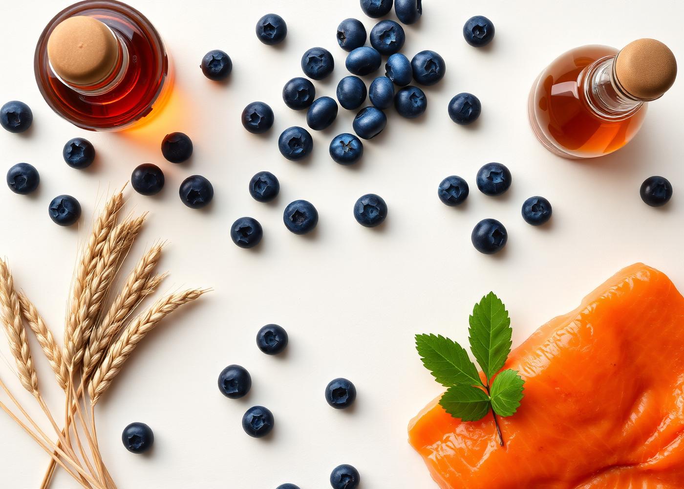 Fresh Canadian ingredients laid out for inventory